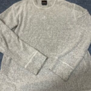 Prana Light Gray Crewneck Sweater